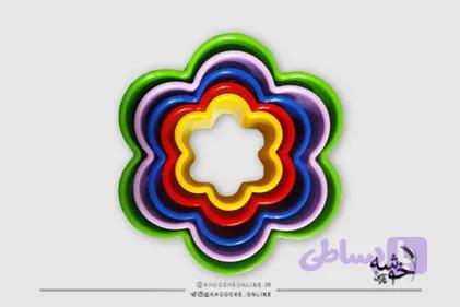 کاتر برش دالبر رنگی طرح گل