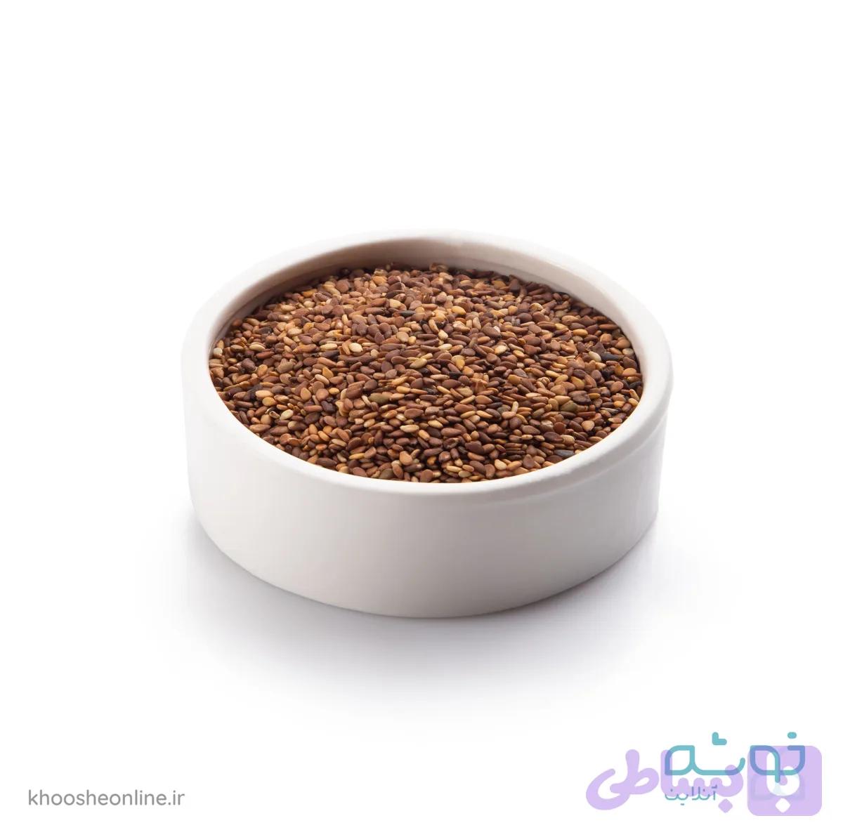 کنجد قهوه ای سیاه 100 گرمی