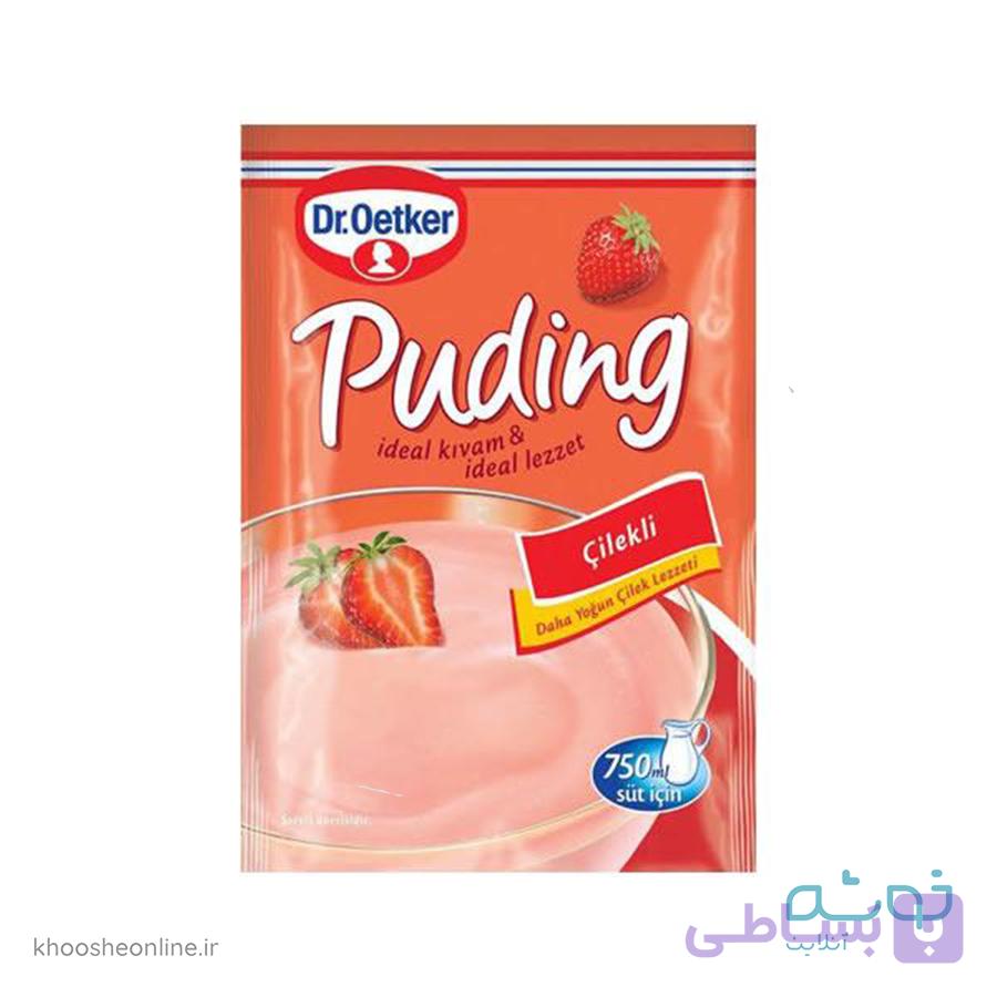 پودینگ توت فرنگی دکتر اوتکر اورجینال | STRAWBERRY PUDDING DROETKER