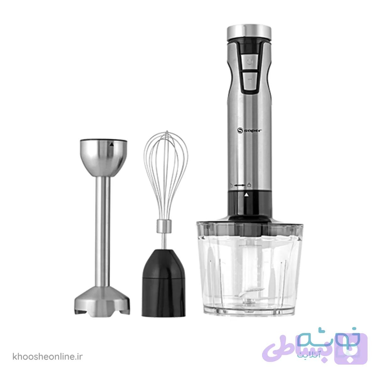 بلندر و گوشت برقی سه کاره ساپر SHB120W — تصویر 1