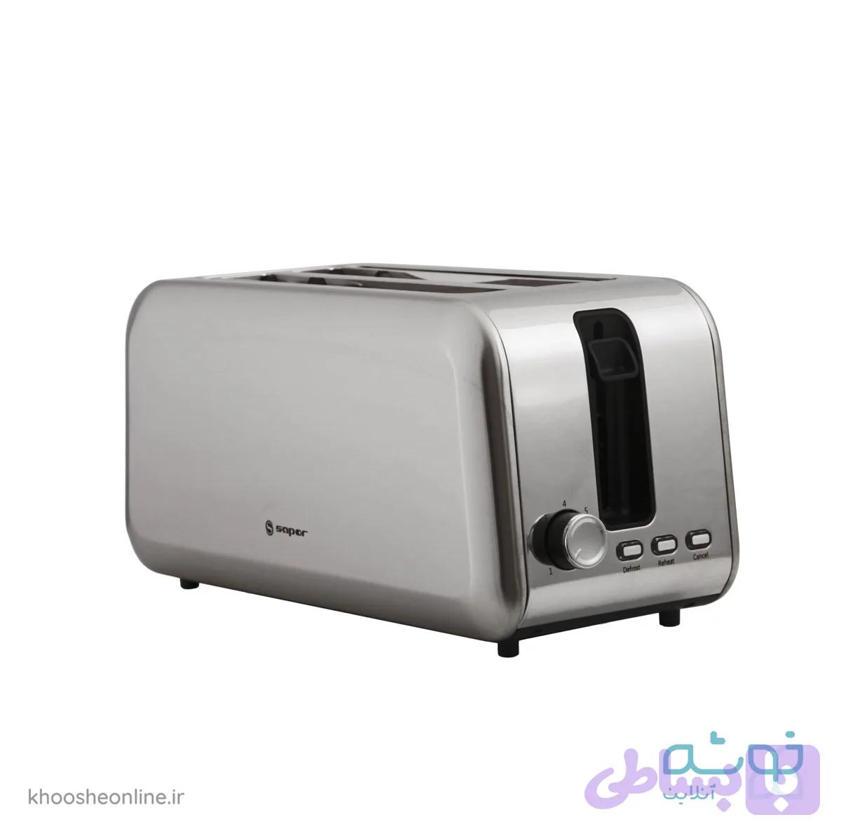 توستر تمام استیل ساپر SBT450S — تصویر 1
