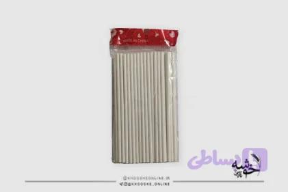 چوب پاپ کیک 10سانت سفید