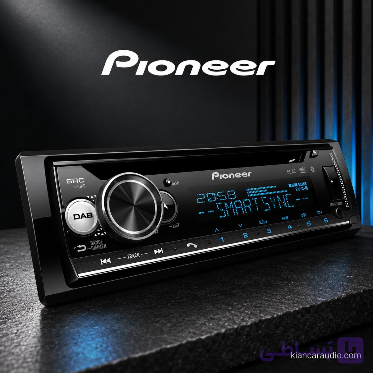 پخش کننده خودرو پایونیر مدل DEH-S720DAB