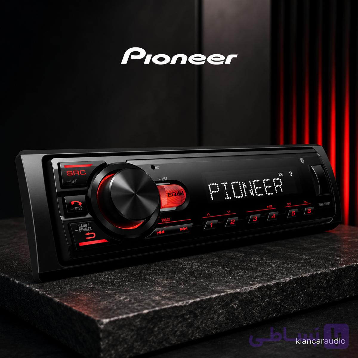 پخش کننده خودرو پایونیر مدل MVH-S145BT