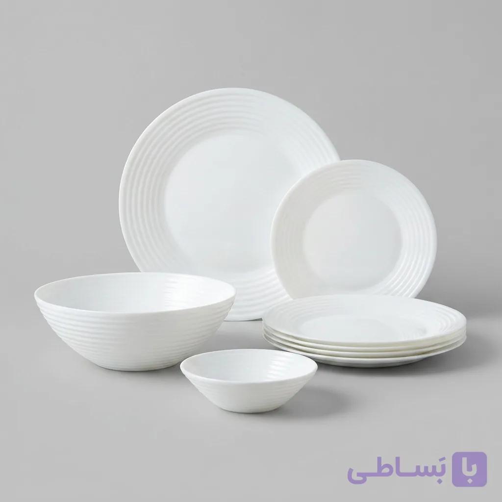 سرویس غذا خوری 26 پارچه گلدن اوپال مدل هارنا — تصویر 1