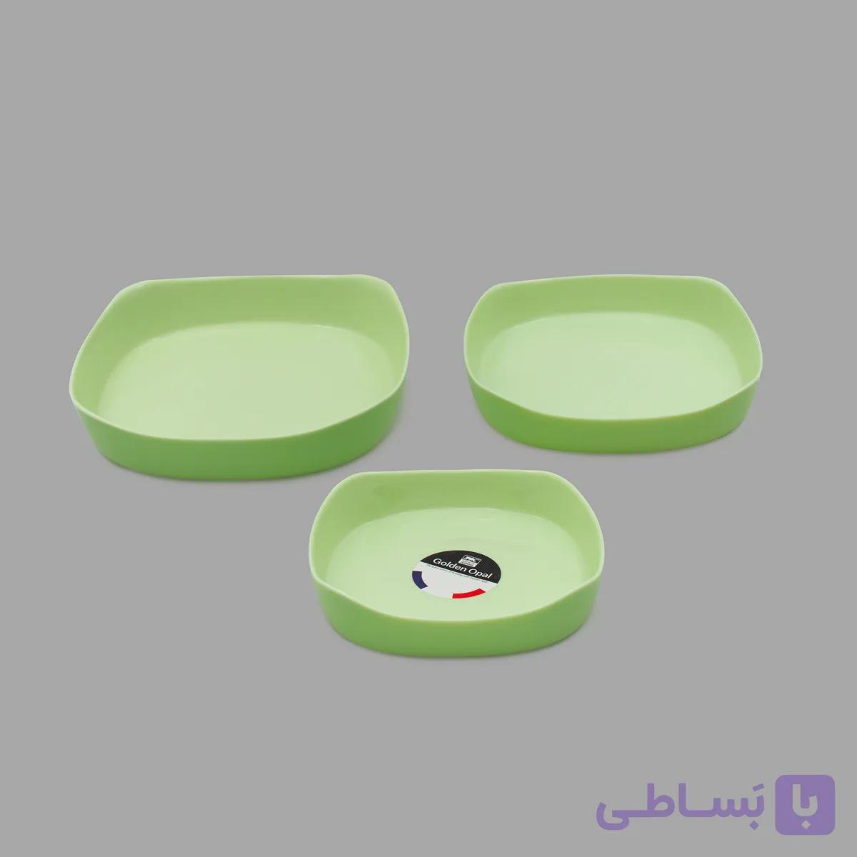 ظرف پخت گلدن اپال مدل Carine مجموعه سه عددی — تصویر 1