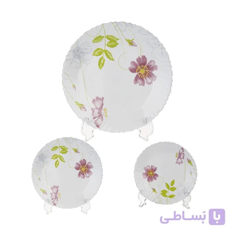 سرویس غذاخوری 18 پارچه لومینارک مدل Anemone — تصویر 1