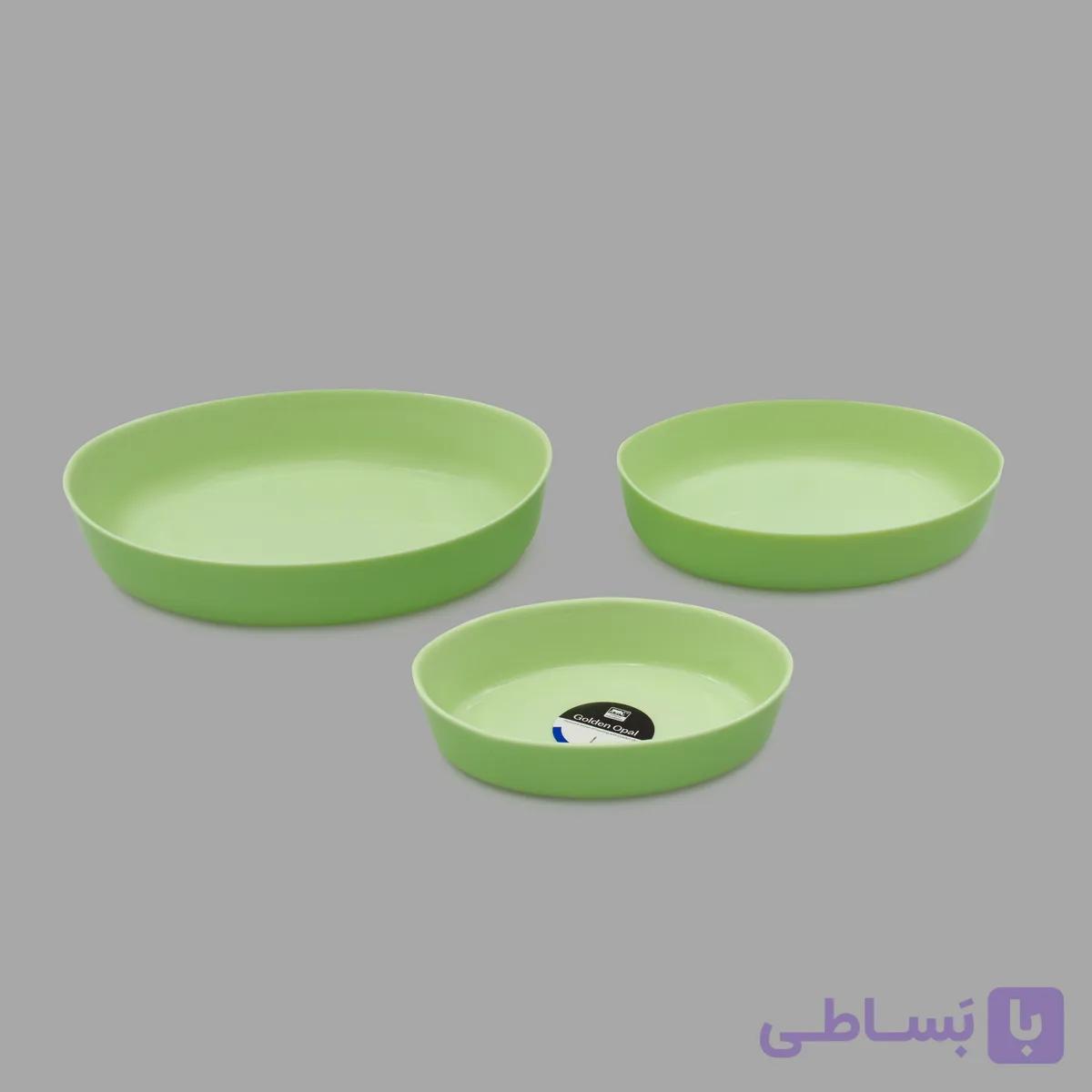 ظرف پخت گلدن اپال مدل Oval مجموعه سه عددی — تصویر 1
