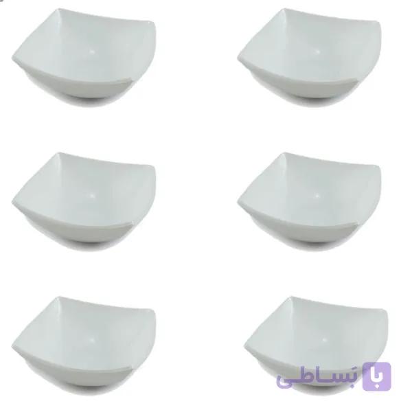 پیاله لومینارک مدل کوادراتو بسته 6 عددی — تصویر 1