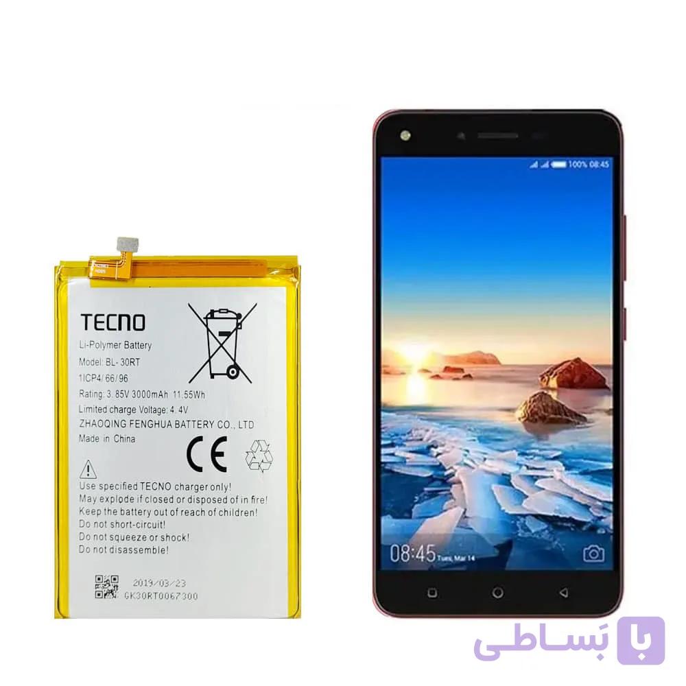 باتری گوشی تکنو Tecno Spark Pro K8 مدل BL-30RT — تصویر 1