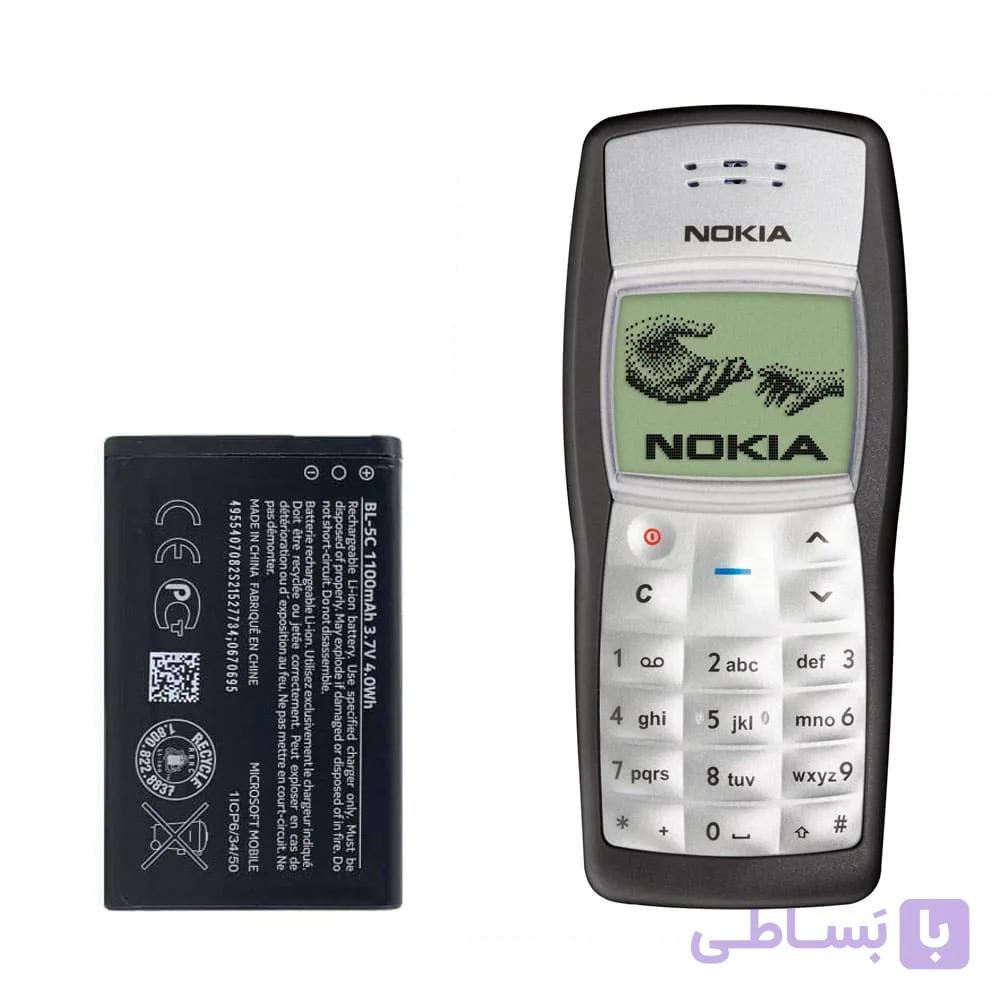 باتری گوشی نوکیا 1100 مدل BL-5C — تصویر 1