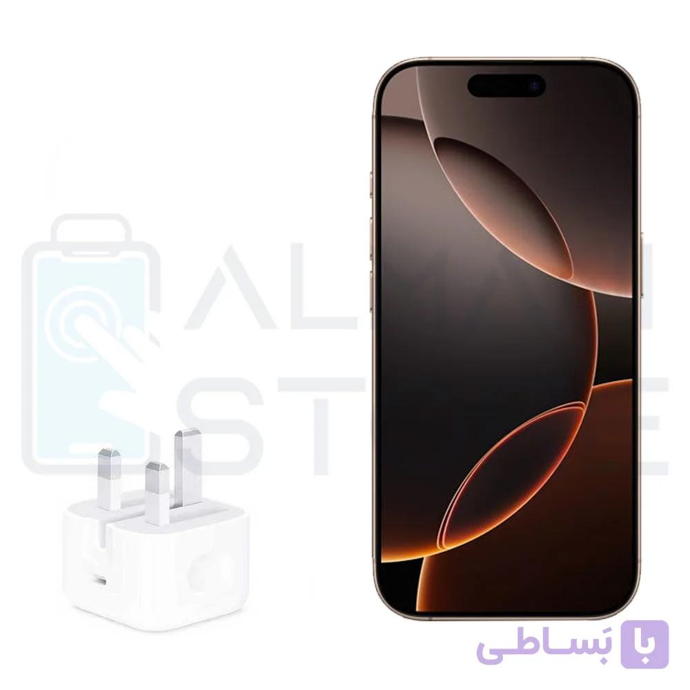 کابل شارژر ایفون 16 پرو مکس — تصویر 1
