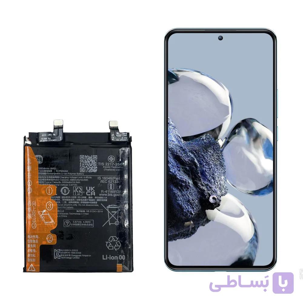 باتری گوشی شیائومی 12T مدل BM5J — تصویر 1