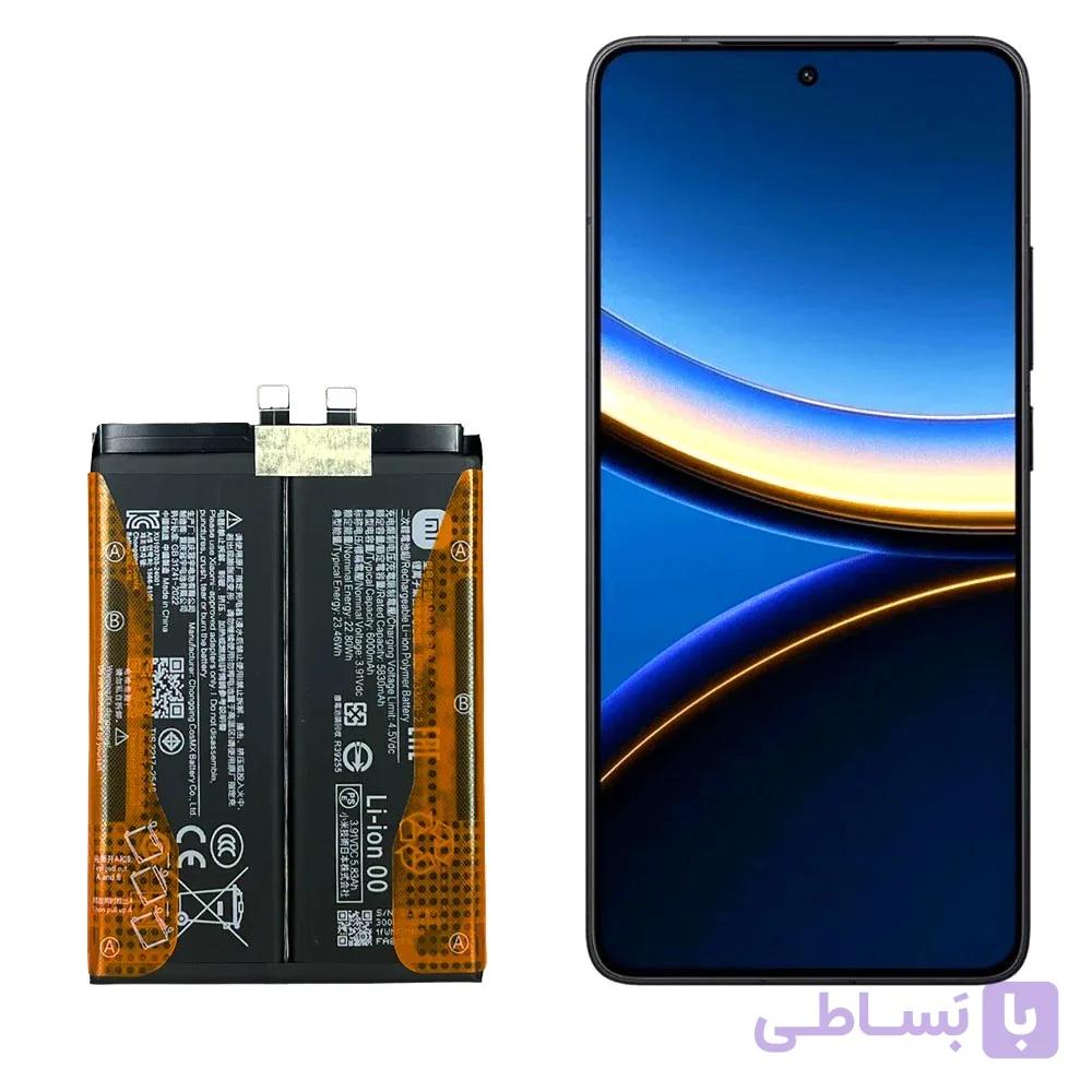 باتری گوشی شیائومی پوکو F7 پرو مدل BP59 — تصویر 1