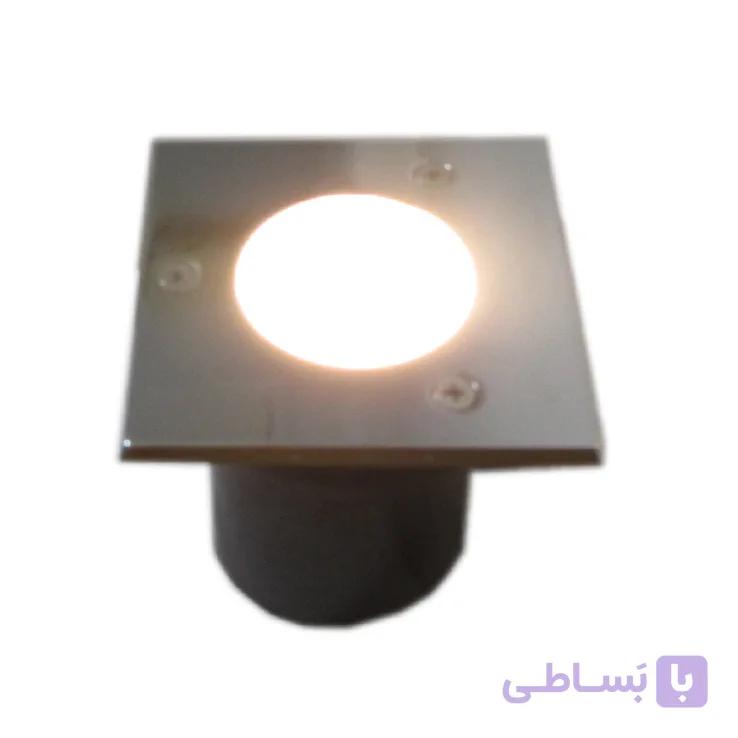 چراغ دفنی مربع 7 وات کیمیا — تصویر 1