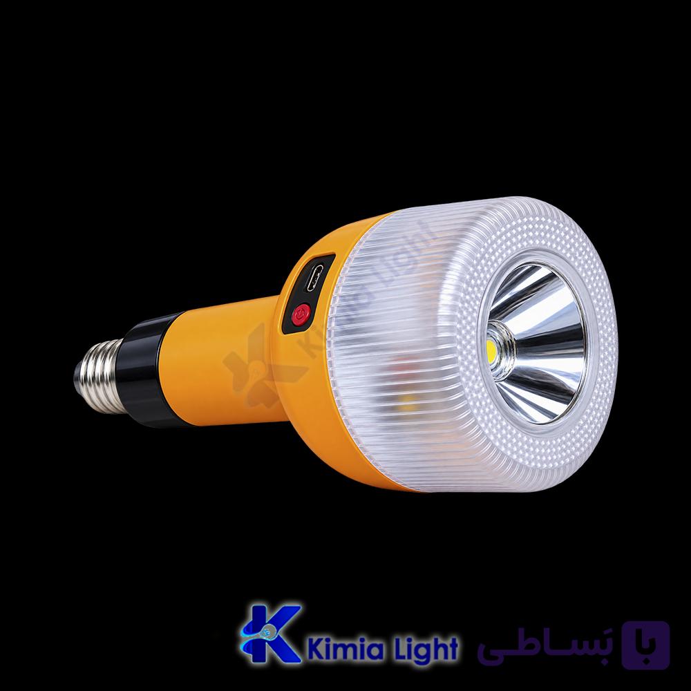 چراغ قوه شارژی ای دی سی 9وات — تصویر 1