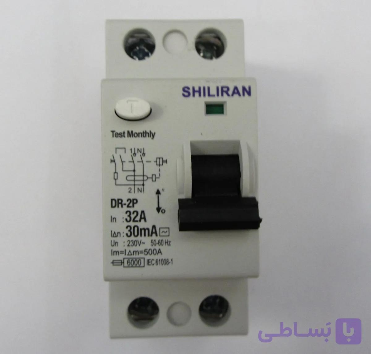 کلید محافظ جان تکفاز 32 آمپر شیل ایران تیپ c
