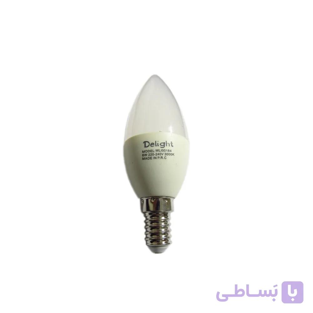 لامپ شمعی 6 وات کندل دیلایت — تصویر 1