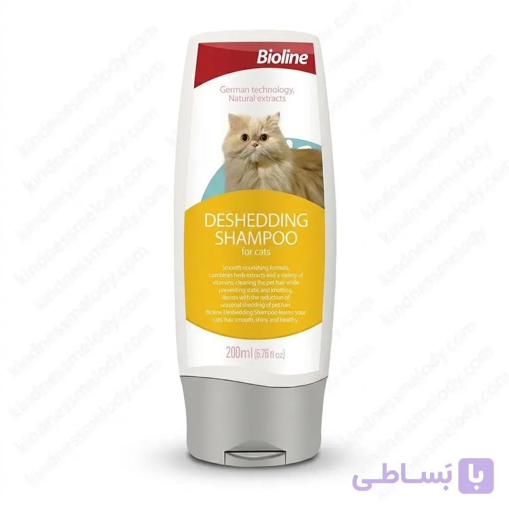 شامپو پاکسازی مو گربه بایولاین bioline cat shampoo حجم ۲۰۰ میل