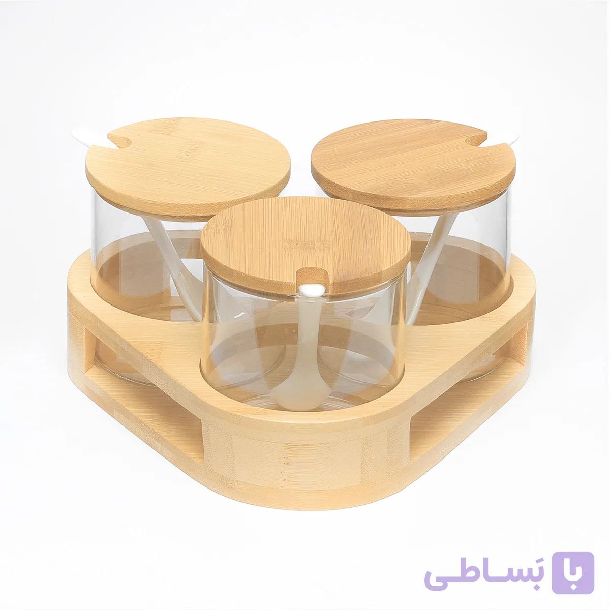 ست ادویه و مربا بامبو اولالا 7146 — تصویر 1