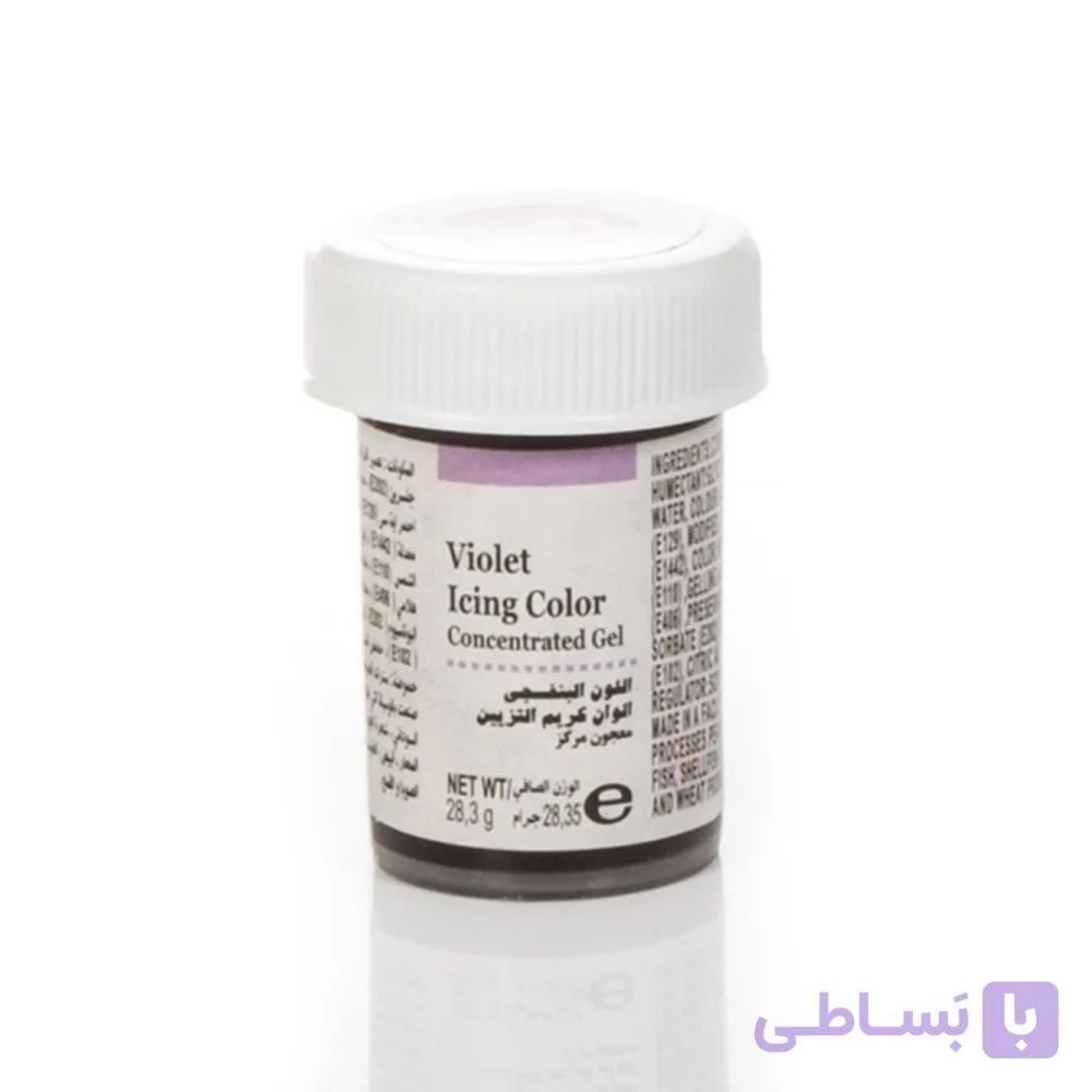 رنگ ژله ای خوراکی بنفش — تصویر 1
