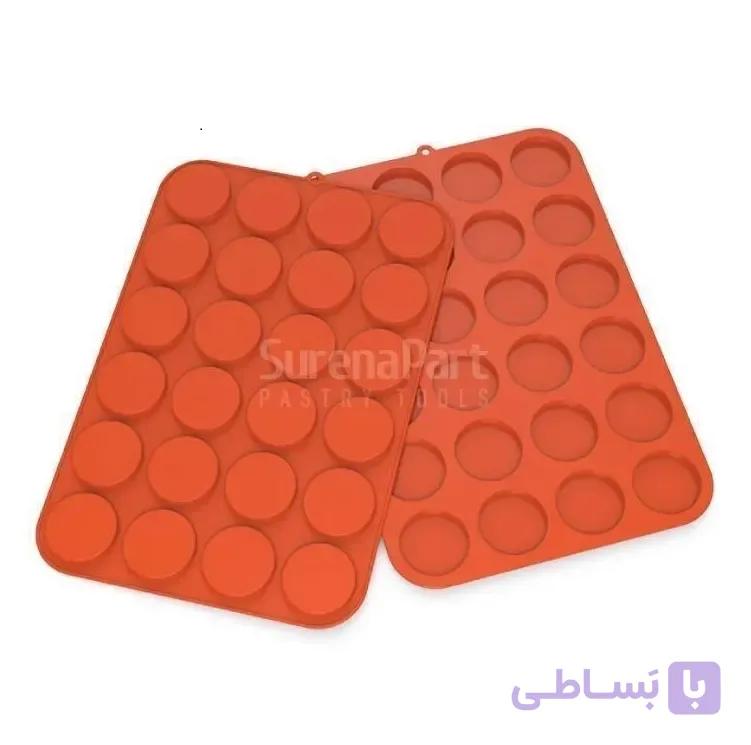 قالب سیلیکون سکه ای پولکی — تصویر 1
