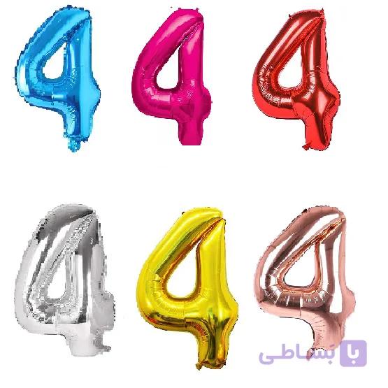 بادکنک فویلی عدد 4