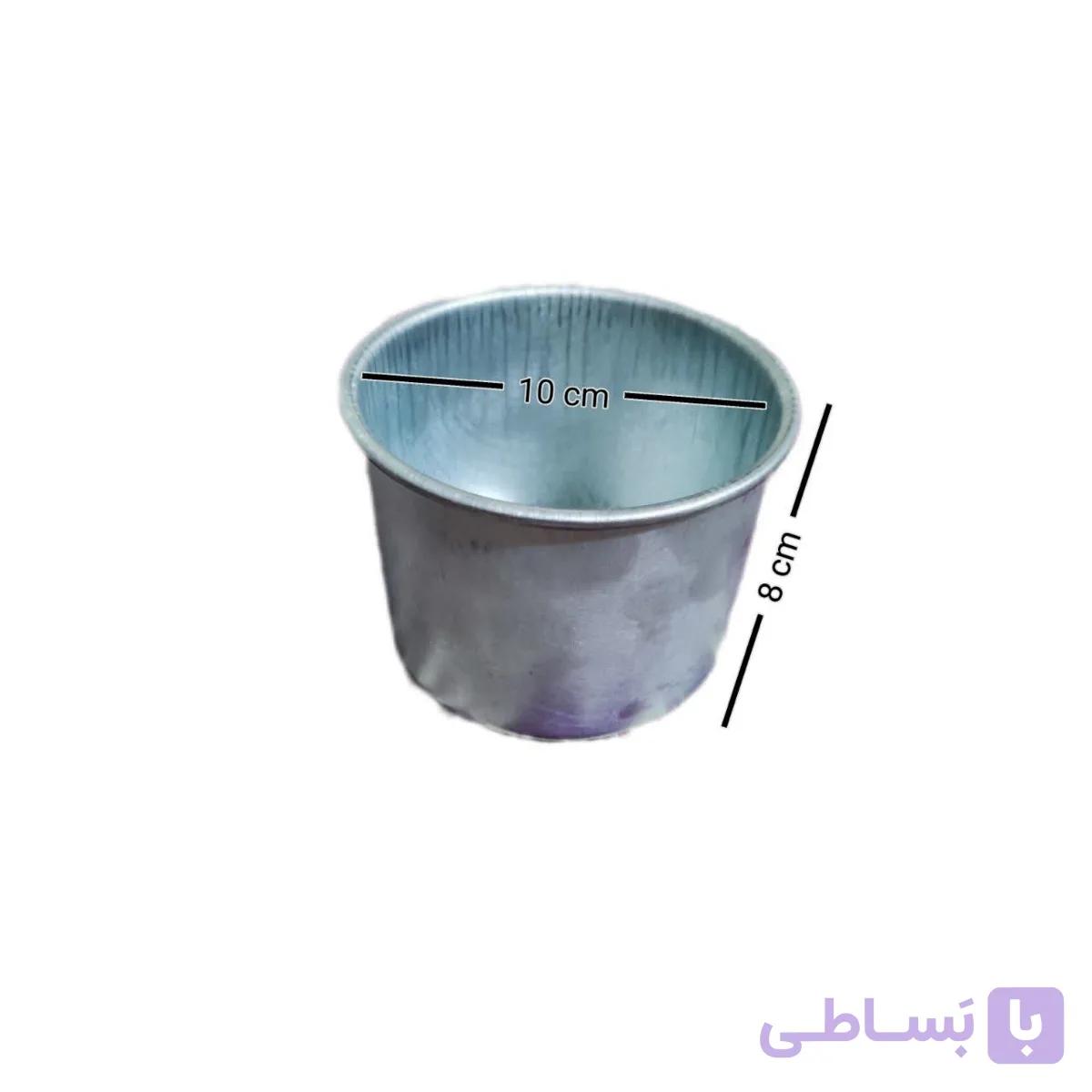قالب مینی کیک گالوانیزه قطره 10 لبه کوتاه — تصویر 1