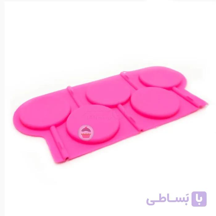 قالب سیلیکون آبنباتی گرد6 سانت — تصویر 1