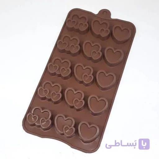 قالب شکلات قلب ریز — تصویر 1