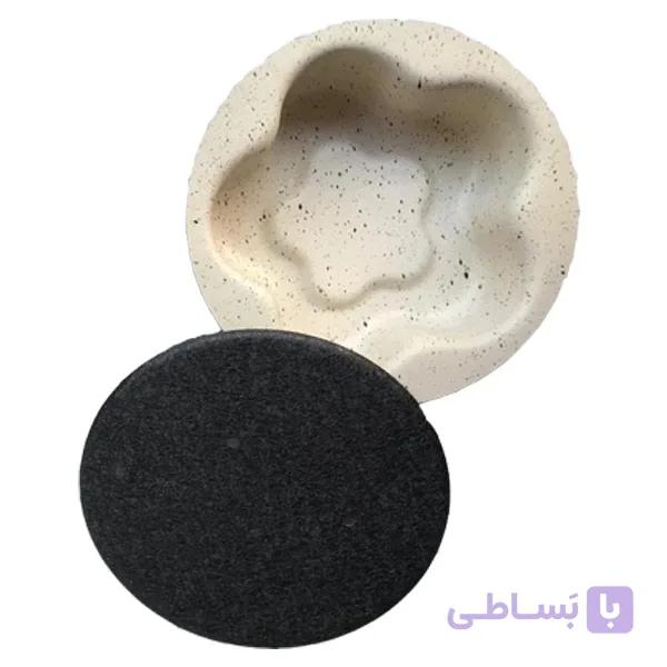 قالب کته تکنفره طرح گل کفه برجسته — تصویر 1