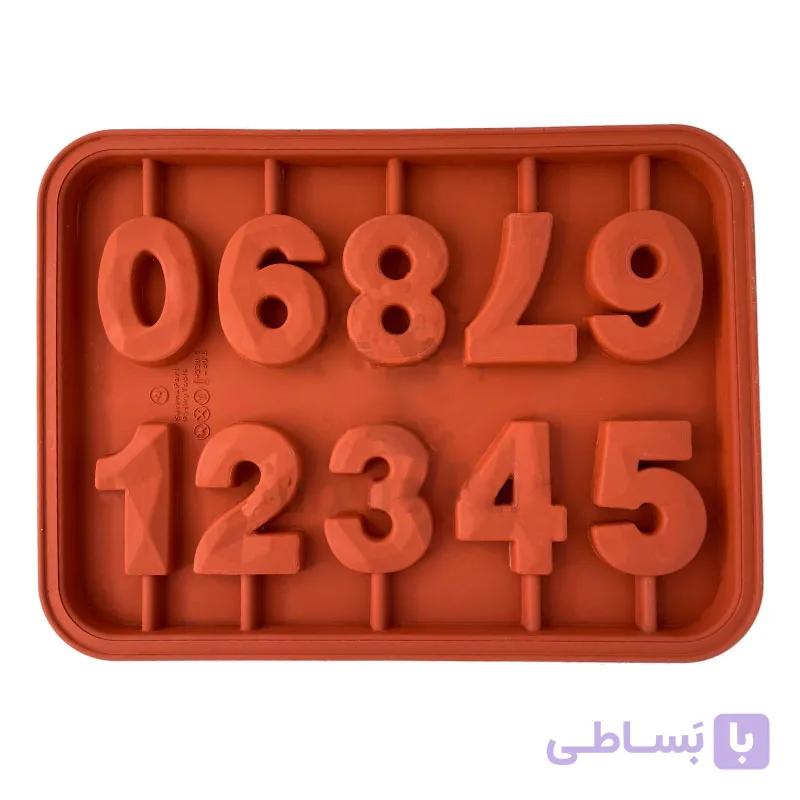 قالب سیلیکونی آبنبات اعداد اوریگامی — تصویر 1