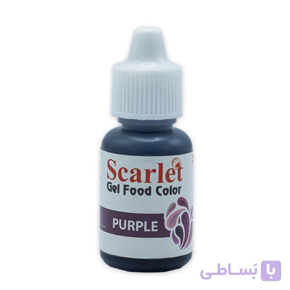 رنگ ژله ای 25 گرمی بنفش اسکارلت