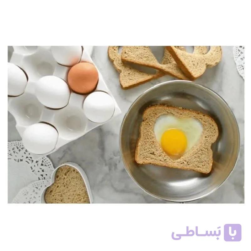 کاتر استیل 4 تایی قلب — تصویر 1