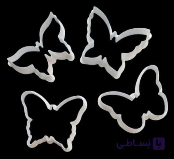 کاتر لاکی پروانه 4 عددی — تصویر 1