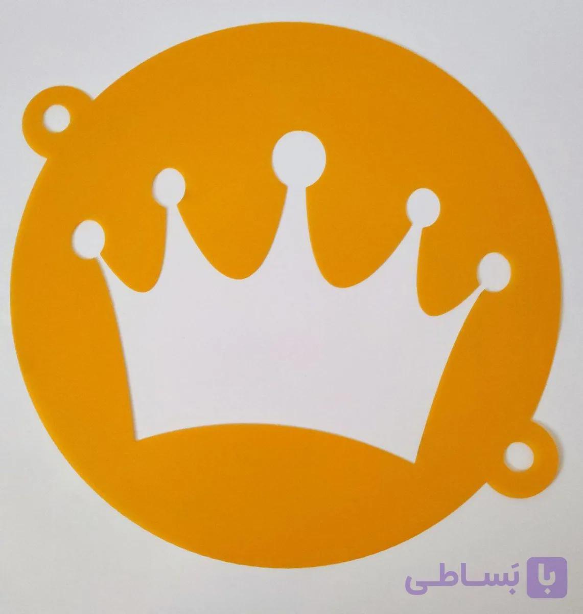 شابلون روی کیک تاج