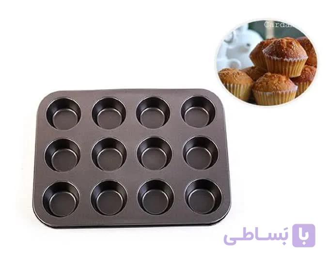 قالب مافین ۱۲عددی تفلون — تصویر 1