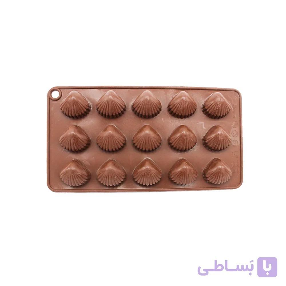 قالب شکلات سیلیکونی طرح صدف 15 تایی — تصویر 1