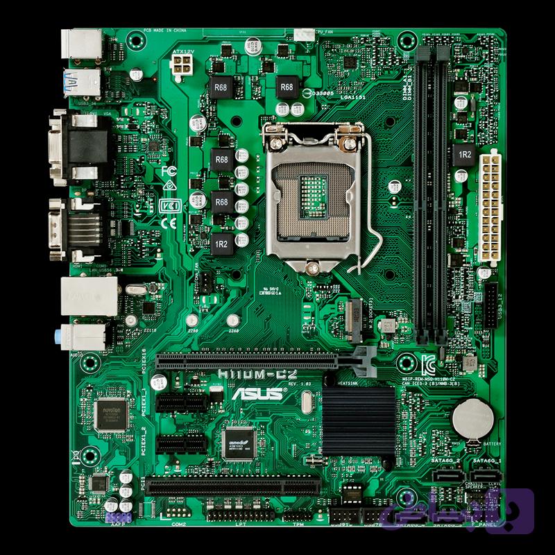 مادربرد ایسوس مدل H110M-C2/CSM D4 — تصویر 1