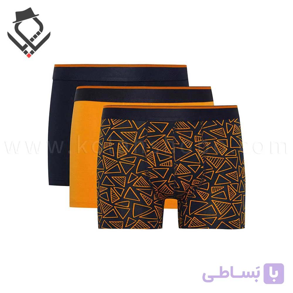 شورت مردانه Defacto بسته 3 عددی — تصویر 1