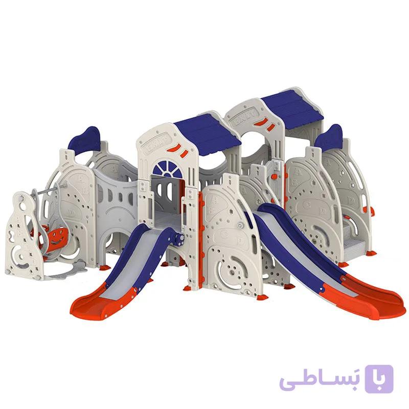 تاب و سرسره کودک دو برج دو پلکان مدل PS5406 — تصویر 1