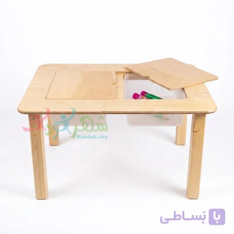 میز شن بازی و مونته سوری کودک — تصویر 1