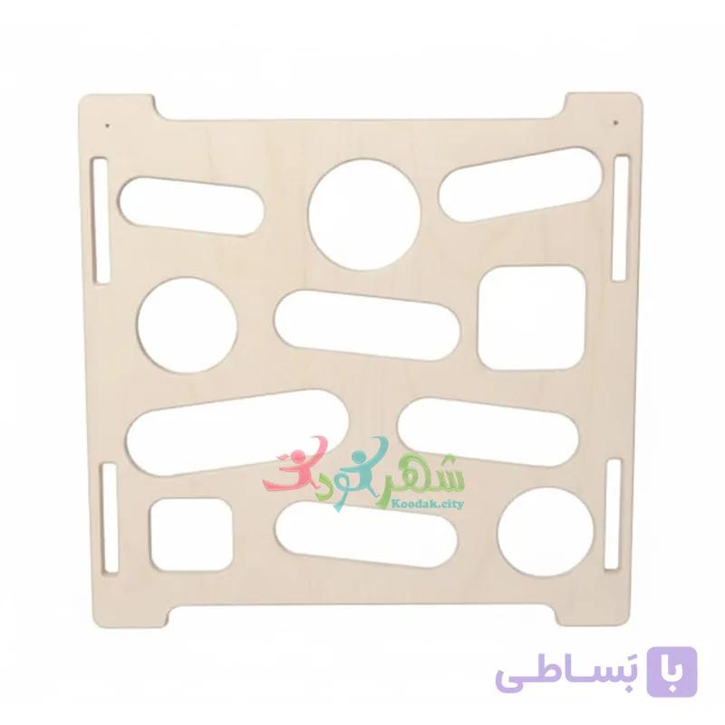 دیوار صخره نوردی چوبی کودک — تصویر 1