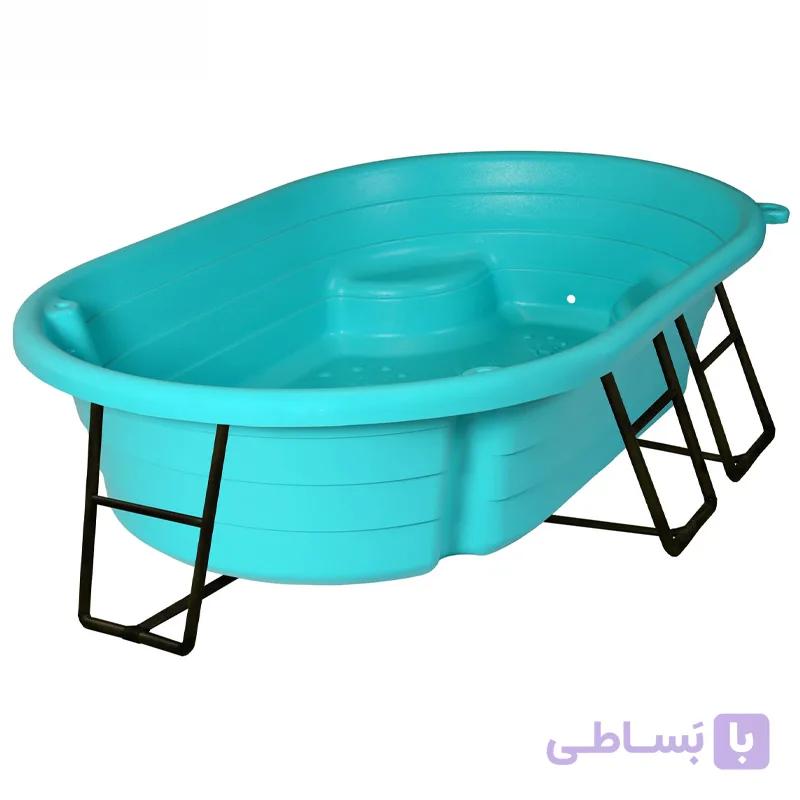 وان آب بازی و استخر پلاستیکی کودک مدل بیضی — تصویر 1