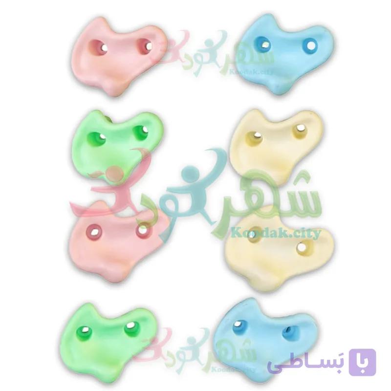 گیره صخره نوردی پلی اتیلنی دو پیچ — تصویر 1