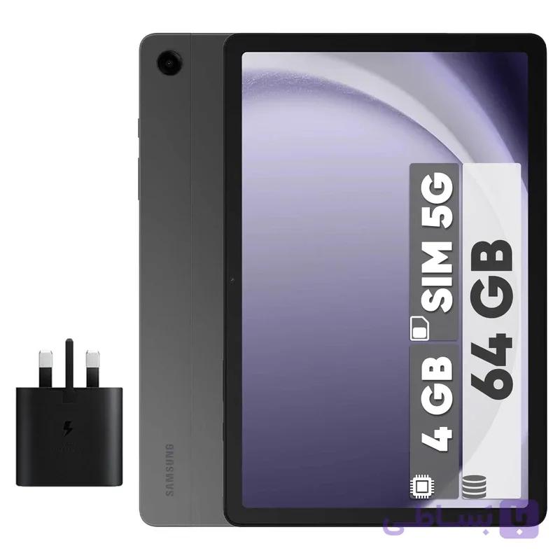 تبلت 11 اینچ سامسونگ مدل Galaxy Tab A9 Plus 5G با ظرفیت 64 گیگابایت و رم 4 گیگابایت — تصویر 1