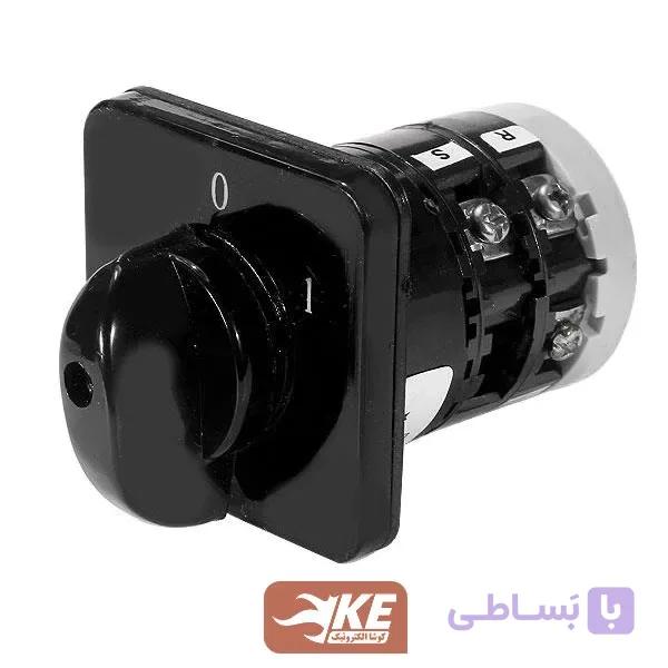 کلید گردان سه‌فاز(سه‌پل) 40 آمپر یکطرفه TRS مدل G0400003GL2