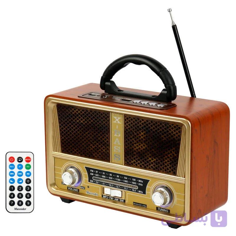 رادیو اسپیکر بلوتوثی مکسیدر مدل Maxeeder AM01Maxeeder AM01 Radio and Bluetooth Speaker