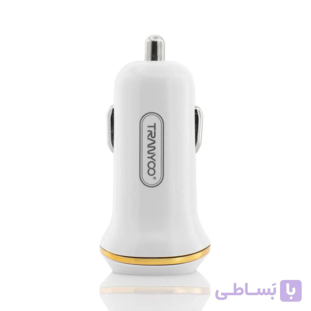 شارژر فندکی ترانیو مدل VS1 به همراه کابل سه سرtranyoo vs1 car charger