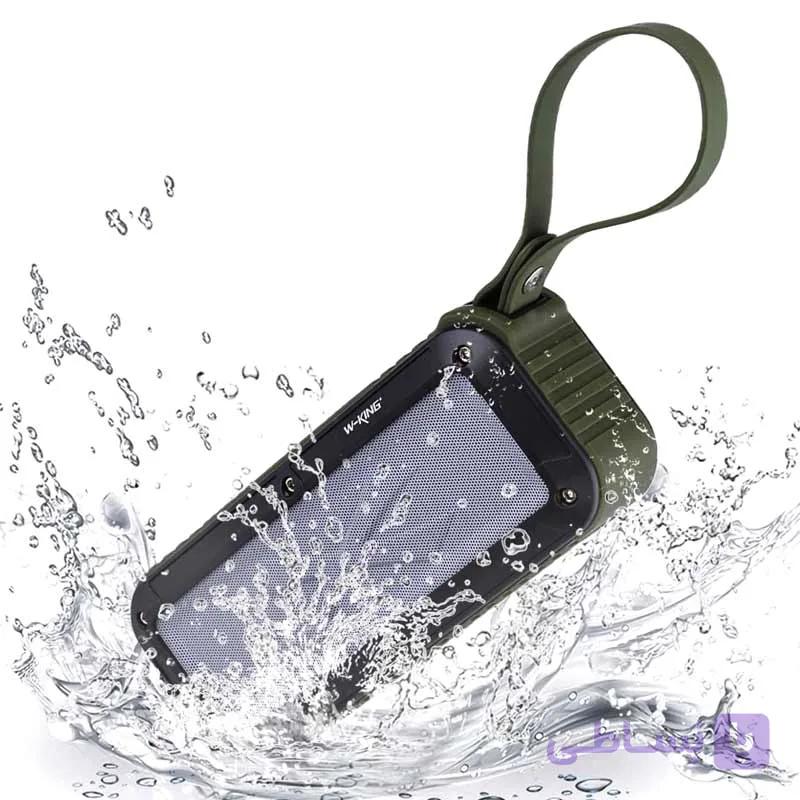 اسپیکر بلوتوث ضد آب دبلیو کینگ W-King S20W-King S20 waterproof bluetooth speaker